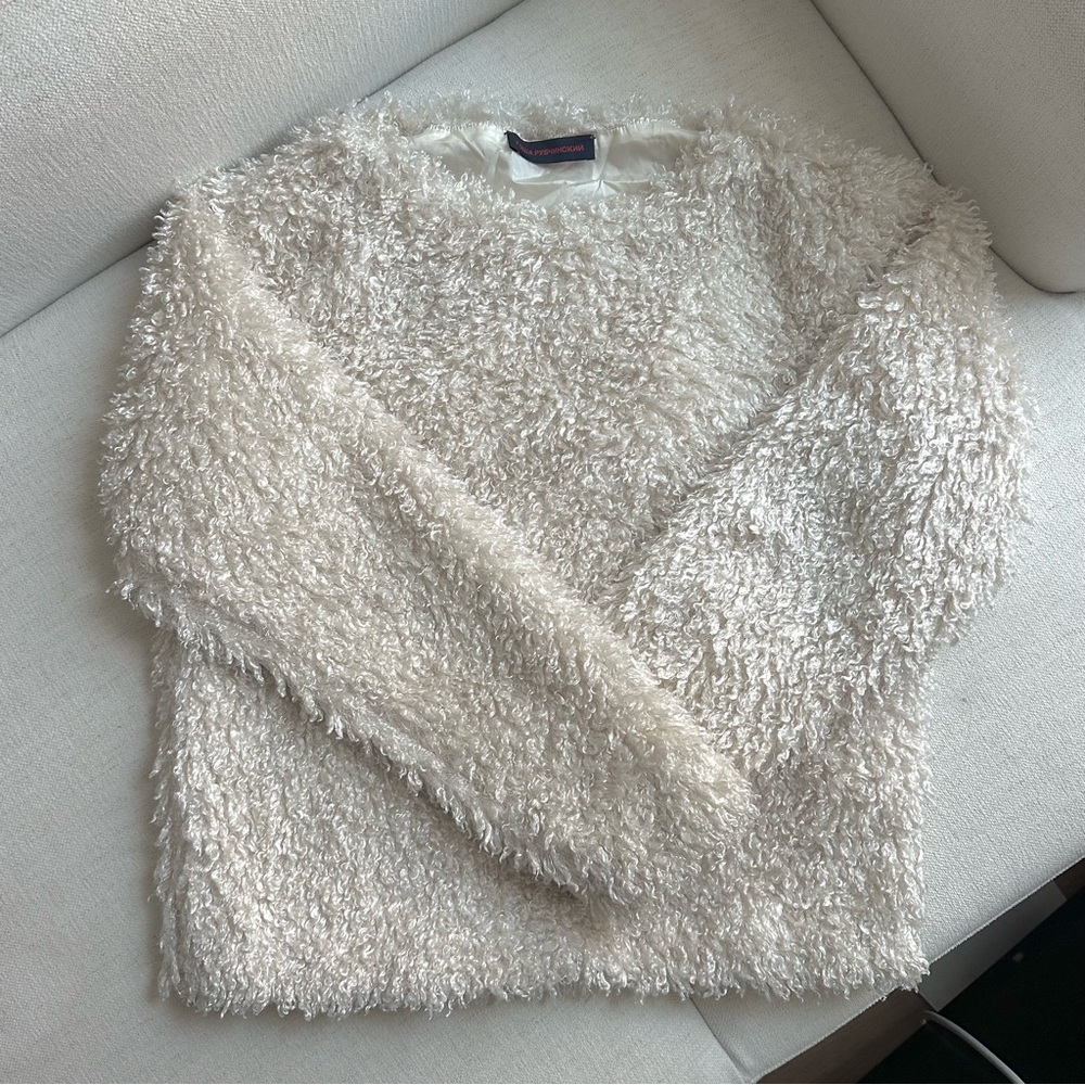 Gosha Rubchinskiy Fuzzy Cream Sweater